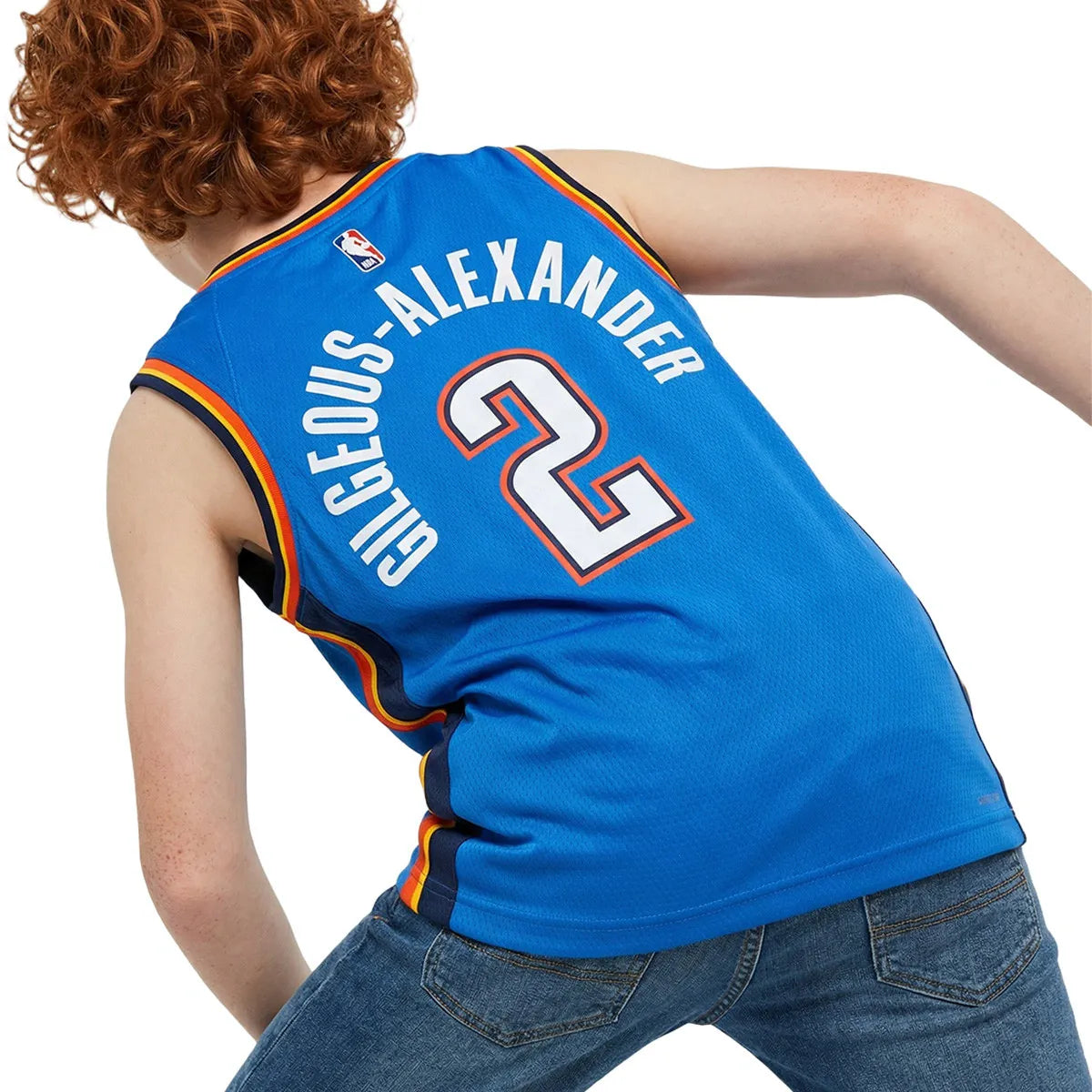Nike Jerseys Youths Shai Gilgeous-Alexander Oklahoma City Thunder Nike NBA Icon Jersey - Blue
