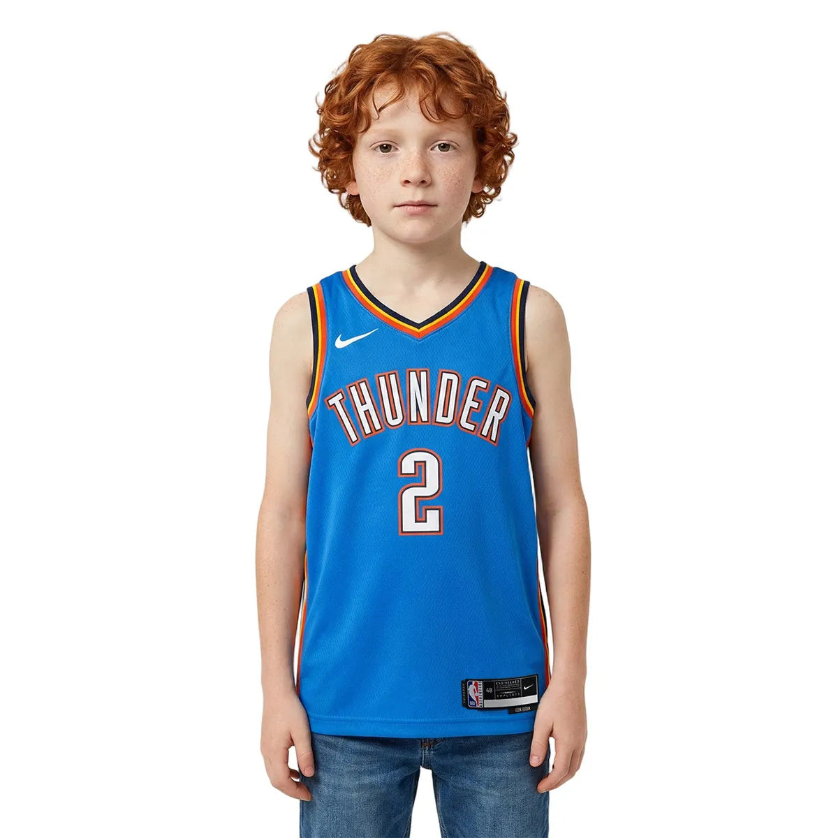 Nike Jerseys Youths Shai Gilgeous-Alexander Oklahoma City Thunder Nike NBA Icon Jersey - Blue