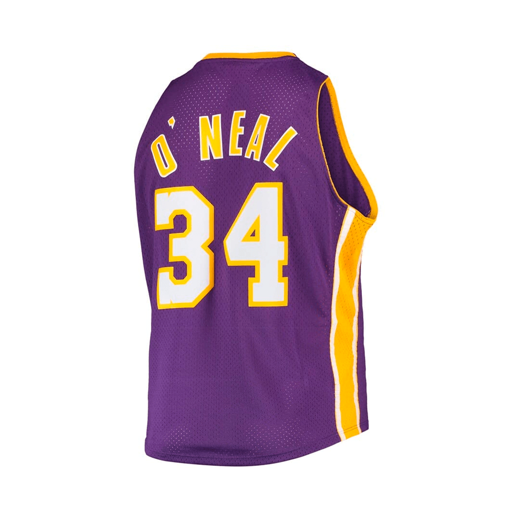 Mitchell And Ness Jerseys Youths Shaquille O'Neal Los Angeles Lakers Mitchell & Ness NBA 99 Swingman Jersey - Purple