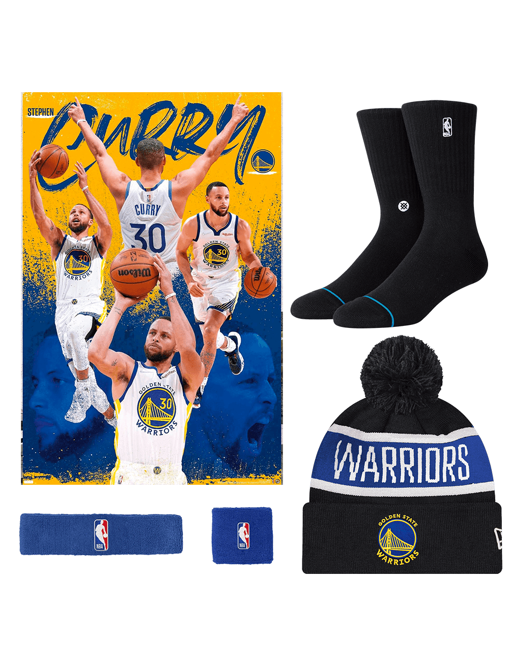 US Sports HQ Bundles Youths Steph Curry NBA True Superfan Bundle
