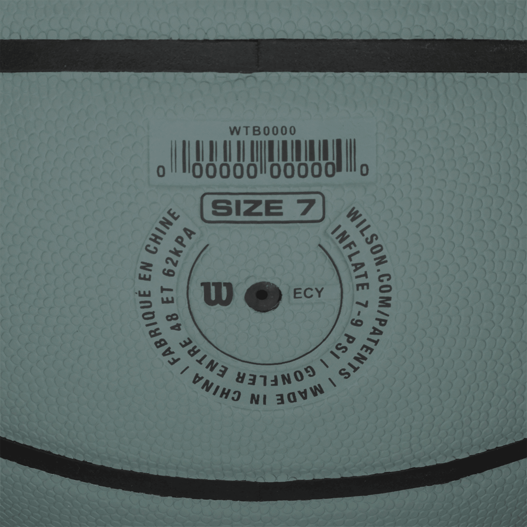 Wilson Sporting Goods Balls Youths Wilson NBA Forge Size 5 All Surface Basketball Ball - Blue Grey