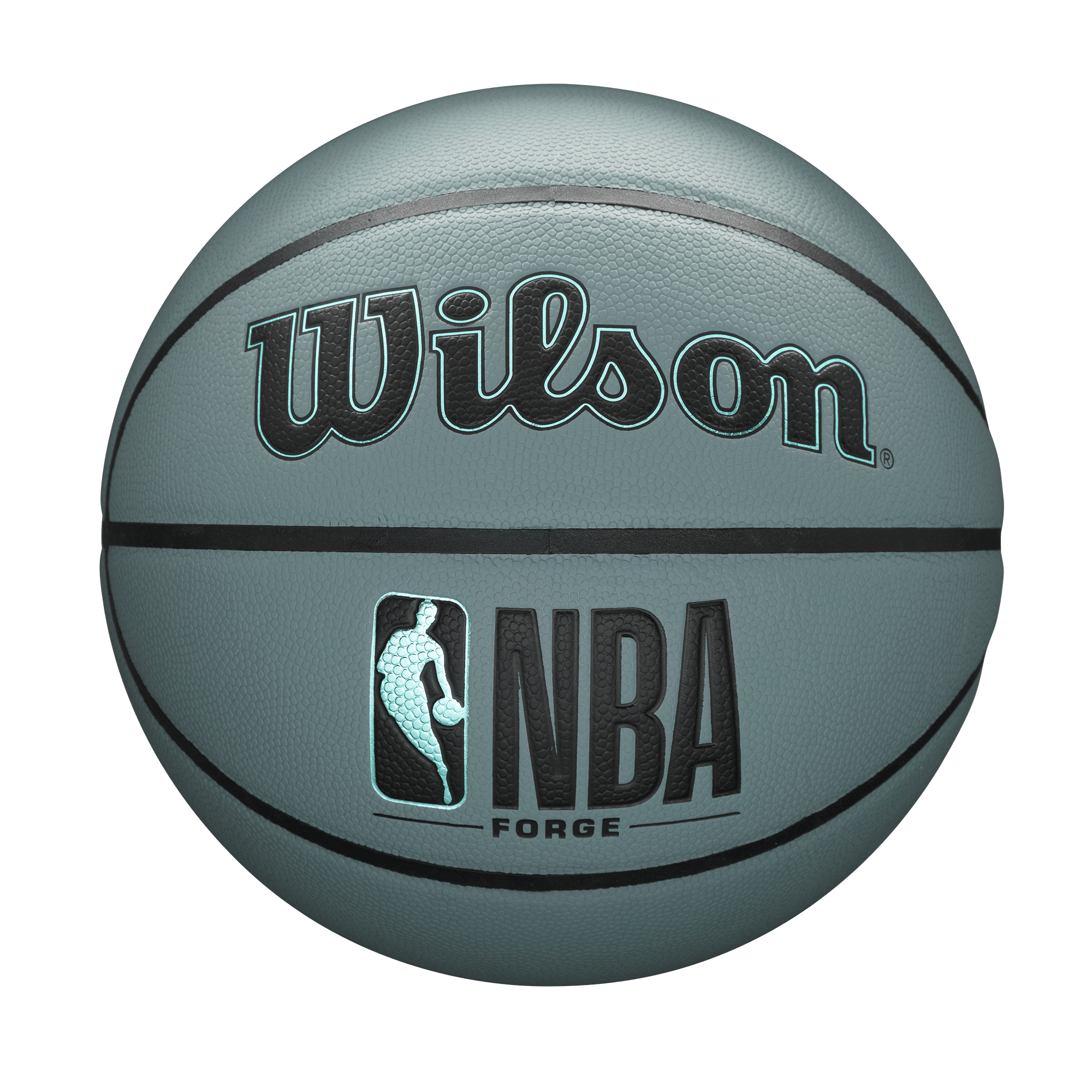 Wilson Sporting Goods Balls Youths Wilson NBA Forge Size 5 All Surface Basketball Ball - Blue Grey