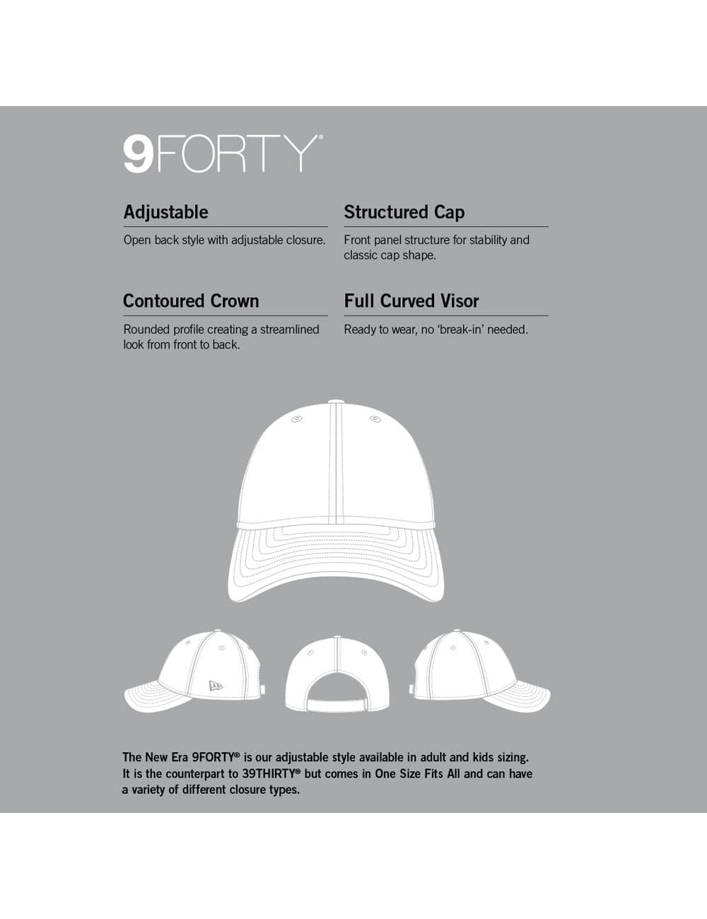 Detroit Lions New Era NFL ALT 2T 9FORTY Stretch-Snapback Hat - Blue