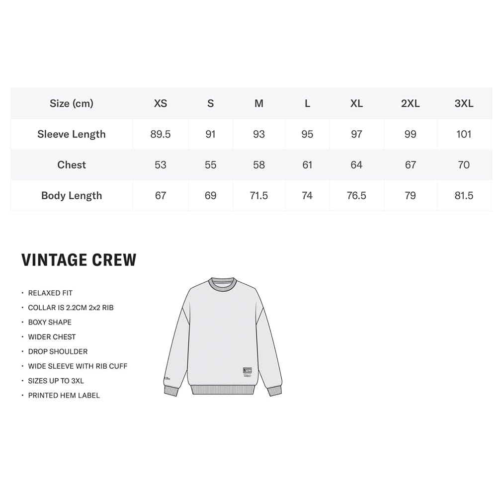 Los Angeles Lakers Mitchell & Ness NBA Brush Off 2.0 Vintage Crew Jumper - Faded Black