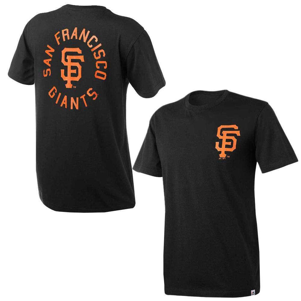 San Francisco Giants Majestic MLB Drimer T-Shirt - Black