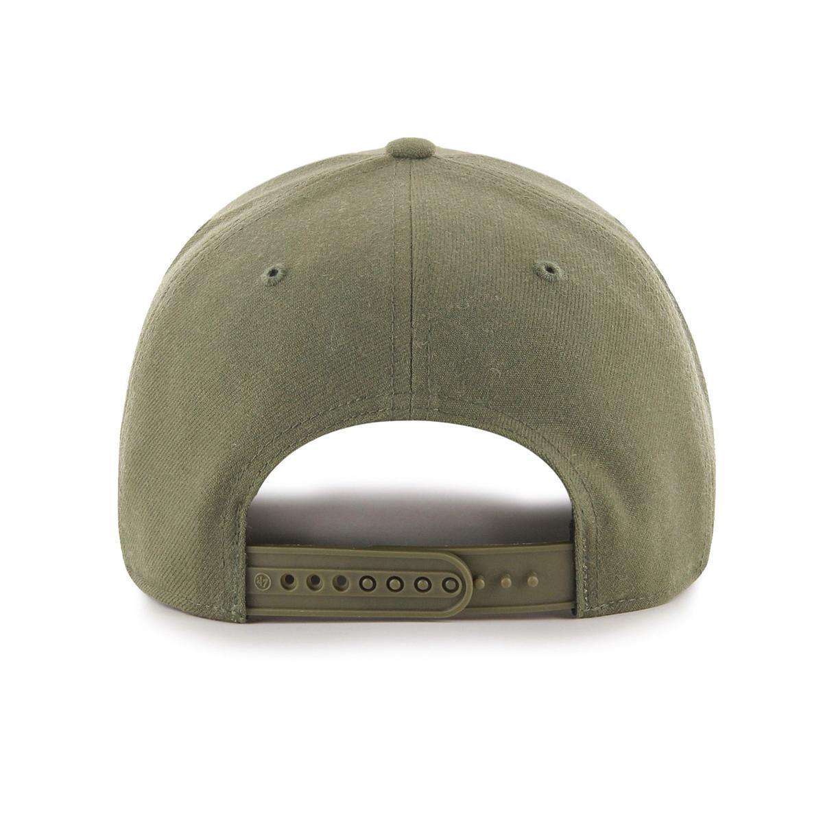 Anaheim Mighty Ducks '47 NHL Suede DP Pre-Curved Snapback Hat - Sandalwood