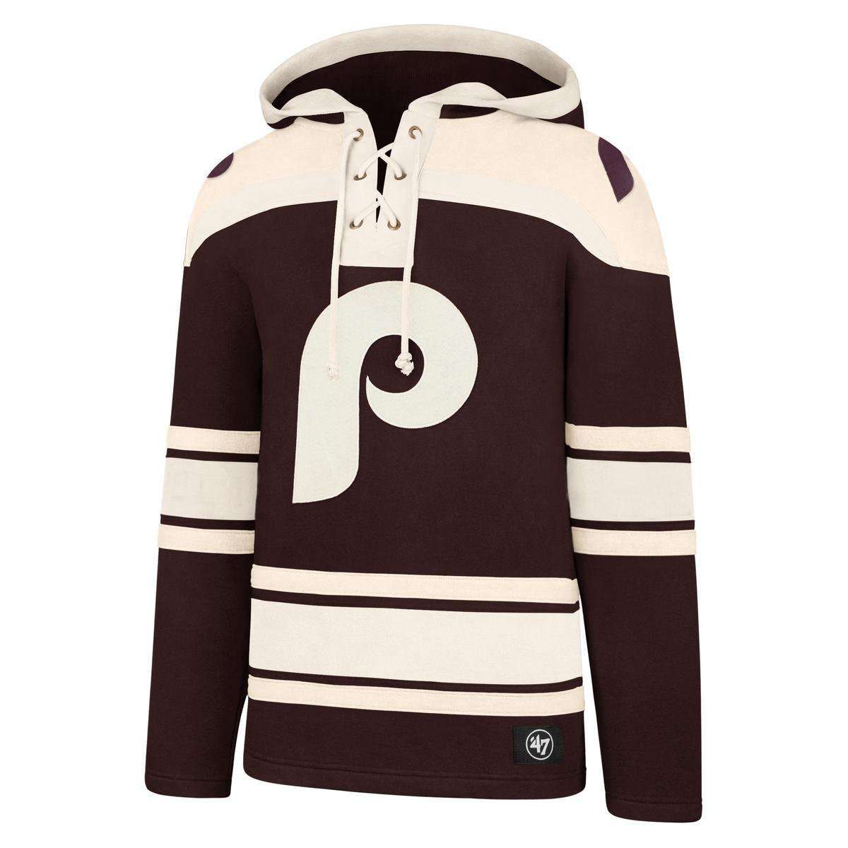 Philadelphia Phillies '47 MLB Lacer Hoodie Jumper - Maroon