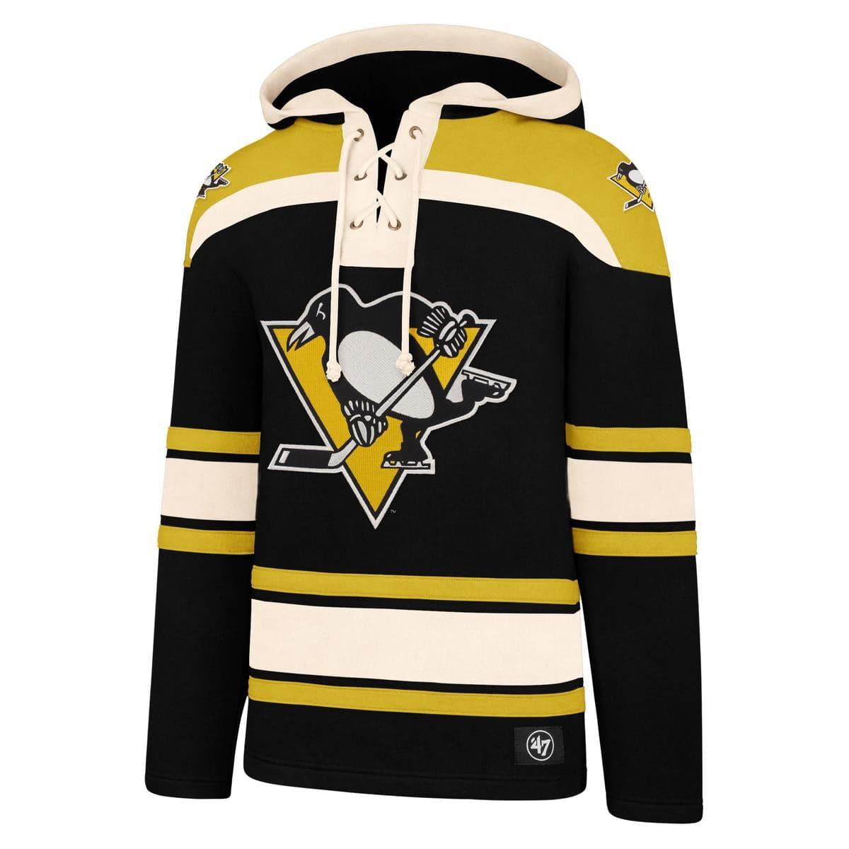 Pittsburgh Penguins '47 NHL Lacer Hoodie Jumper - Black