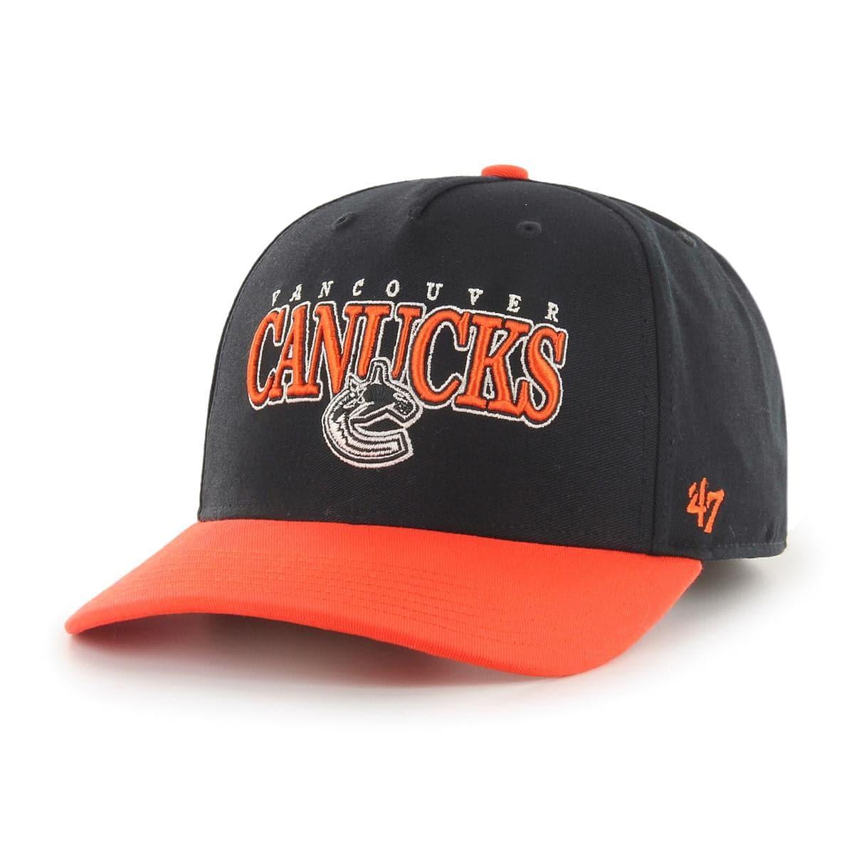 Vancouver Canucks ‘47 NHL Gojo MVP DP Pre-Curved Snapback Hat - Black