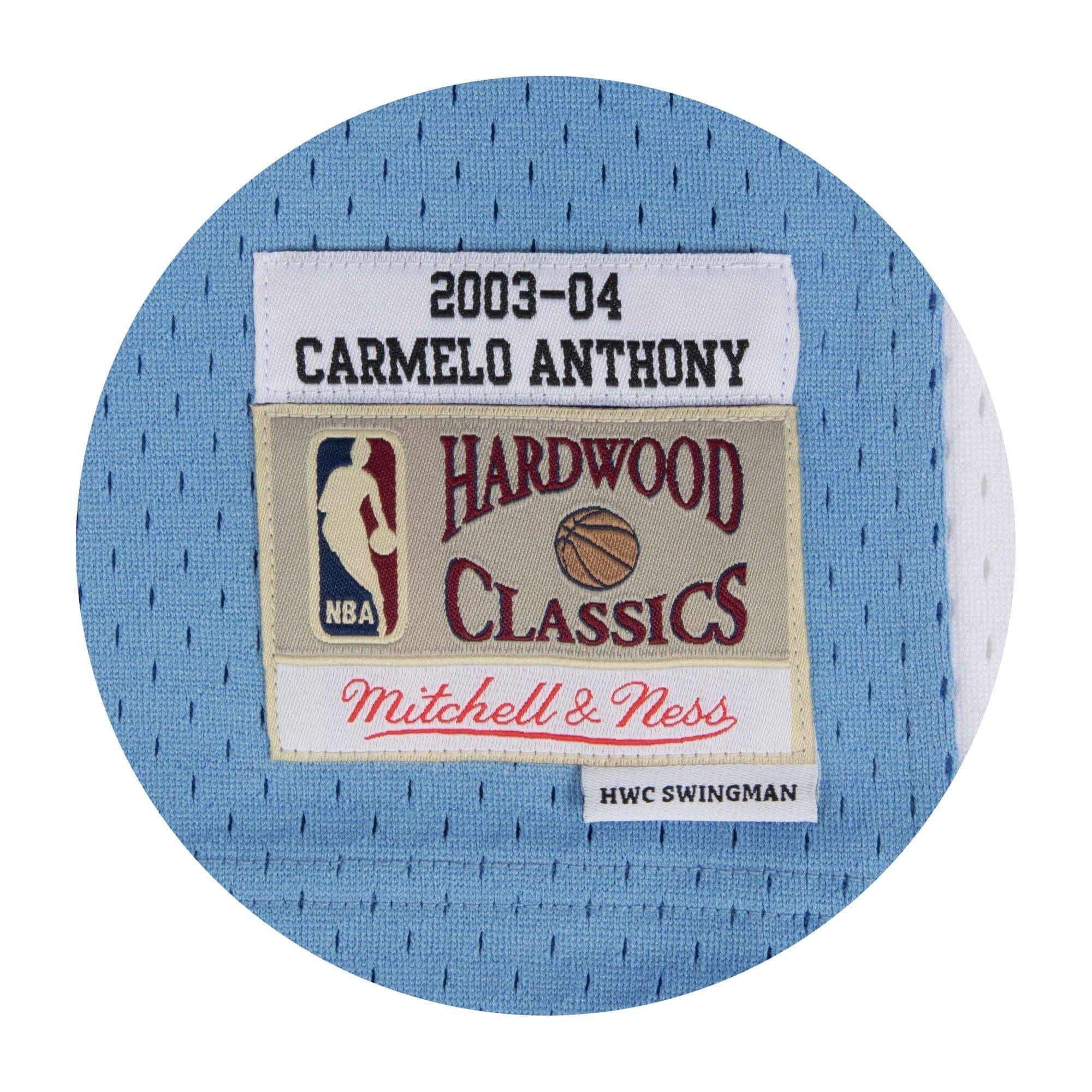 Carmelo Anthony Denver Nuggets Mitchell & Ness NBA 03-04 Swingman Jersey - Blue