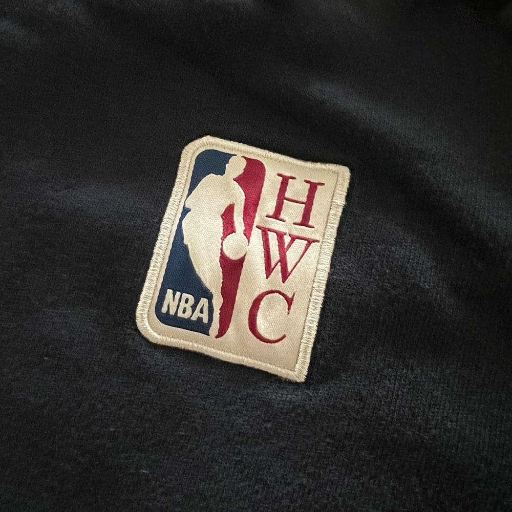 NBA HWC Multi Logo Mitchell & Ness Vintage Crew Jumper - Faded Black