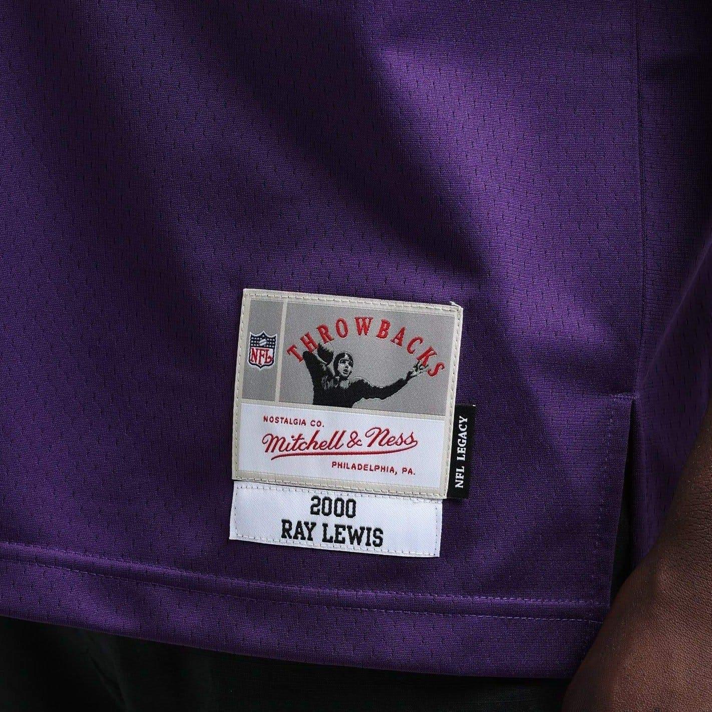 Ray Lewis Baltimore Ravens Mitchell & Ness NFL Legacy Jersey - Purple