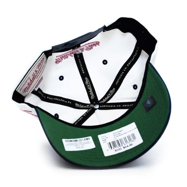 1992 USA Dream Team Mitchell & Ness NBA 110 Curve Snapback Hat - White