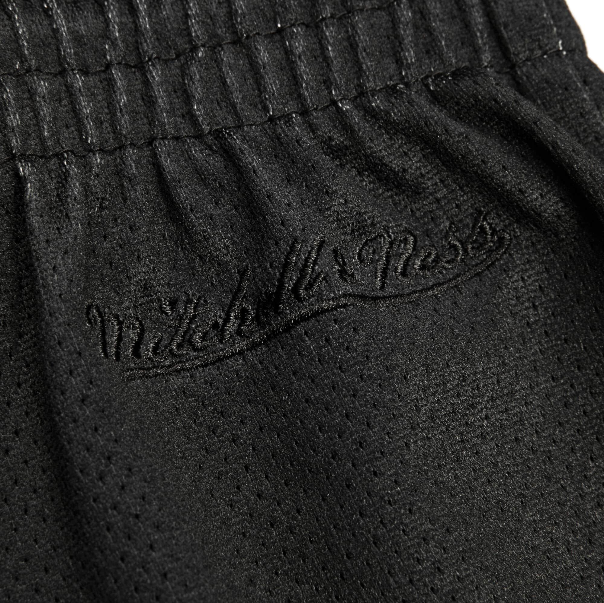 Los Angeles Lakers Mitchell & Ness NBA Big Face 3.0 Swingman Shorts - Black