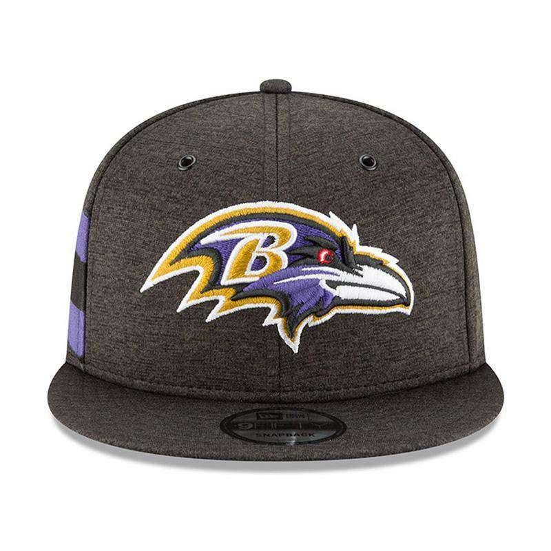 Baltimore Ravens New Era NFL 2018 Sideline 9FIFTY Snapback Hat - Black
