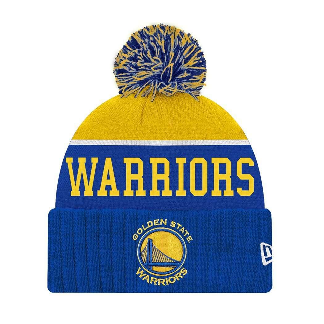 Youths Golden State Warriors New Era NBA Team Dip Beanie - Blue
