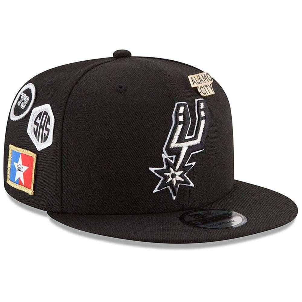 San Antonio Spurs New Era NBA 2018 NBA Draft 9FIFTY Snapback Hat - Black