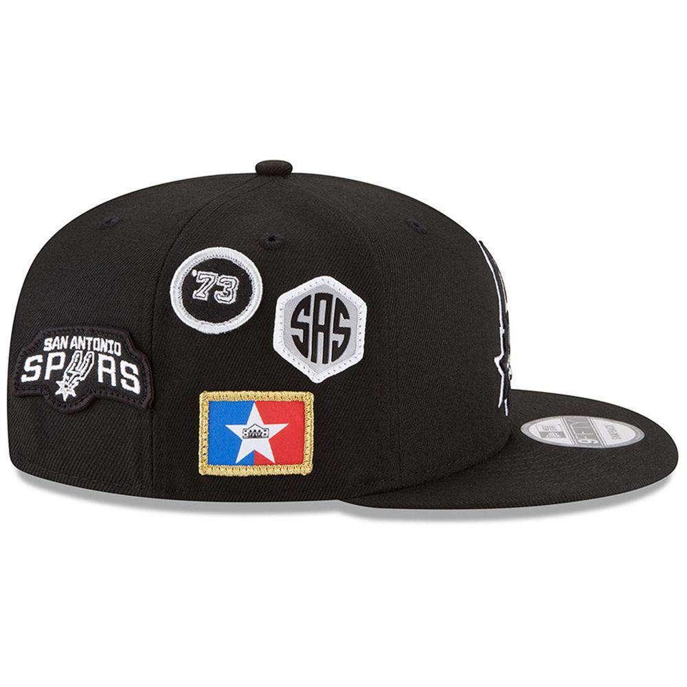 San Antonio Spurs New Era NBA 2018 NBA Draft 9FIFTY Snapback Hat - Black