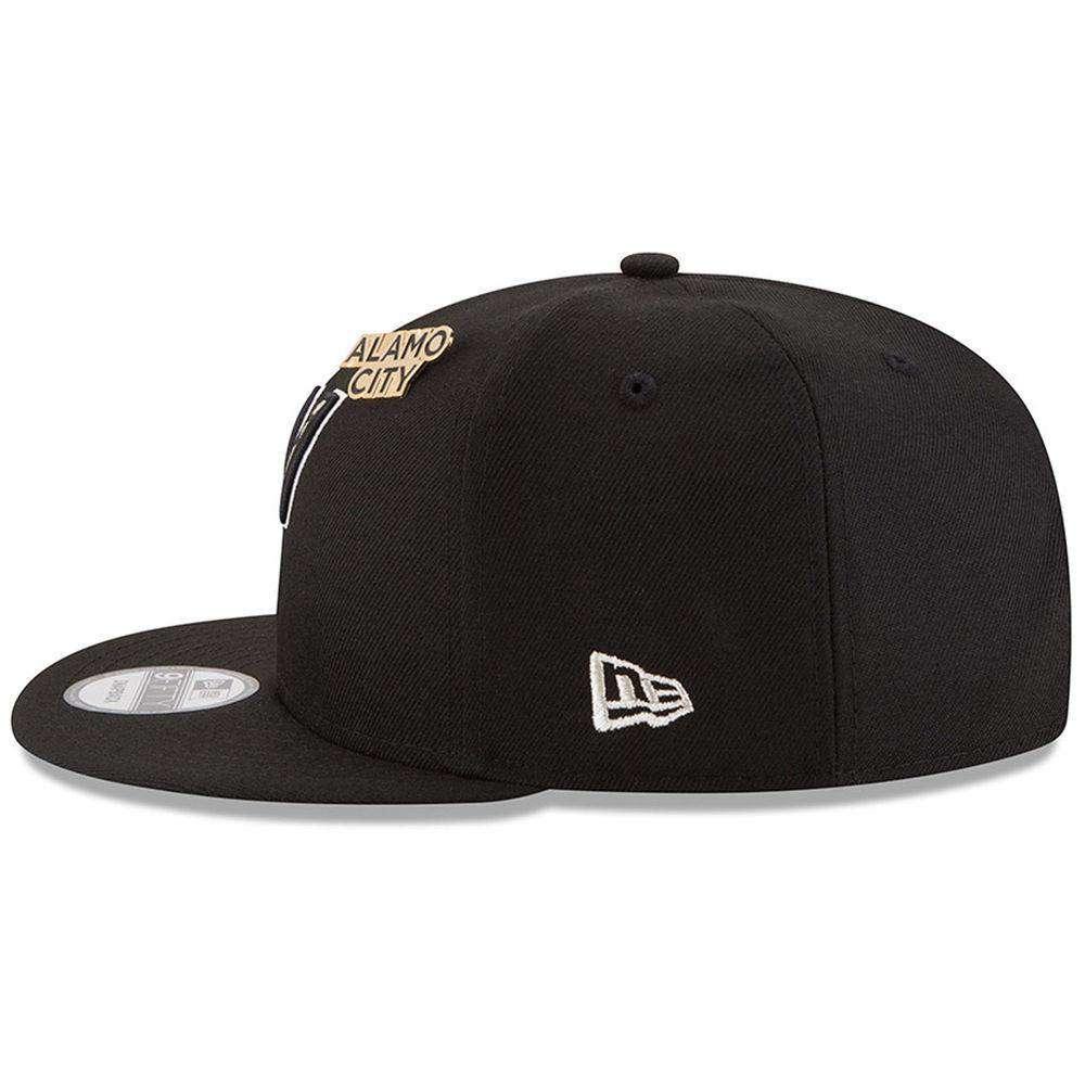 San Antonio Spurs New Era NBA 2018 NBA Draft 9FIFTY Snapback Hat - Black