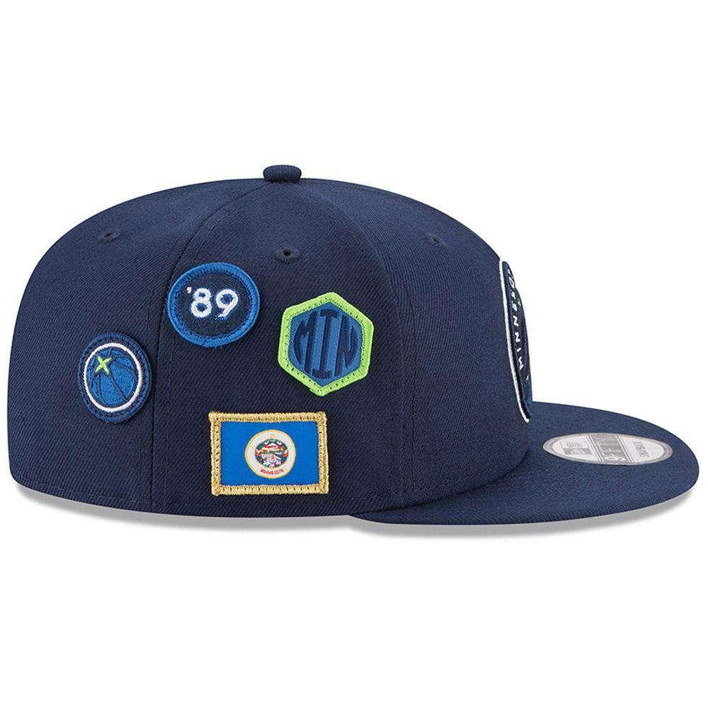 Minnesota Timberwolves New Era NBA 2018 NBA Draft 9FIFTY Snapback Hat - Navy
