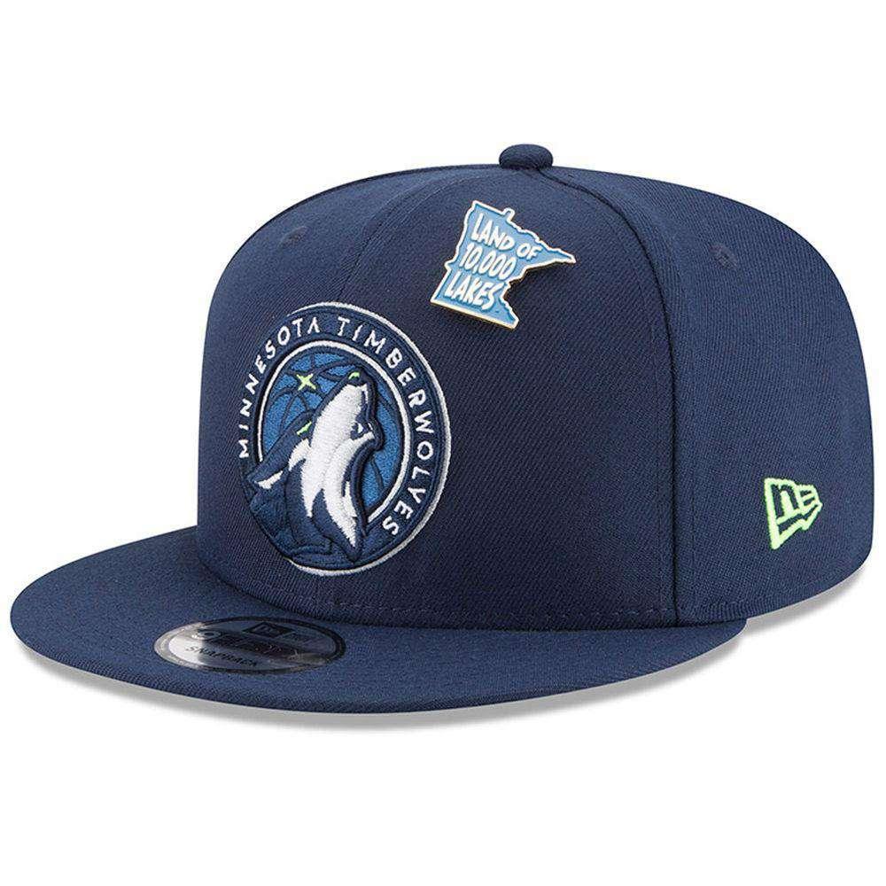Minnesota Timberwolves New Era NBA 2018 NBA Draft 9FIFTY Snapback Hat - Navy
