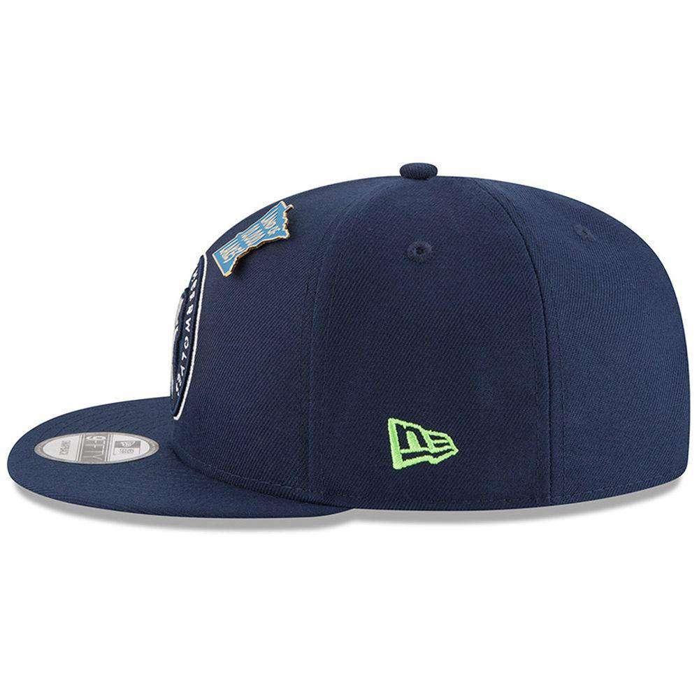 Minnesota Timberwolves New Era NBA 2018 NBA Draft 9FIFTY Snapback Hat - Navy
