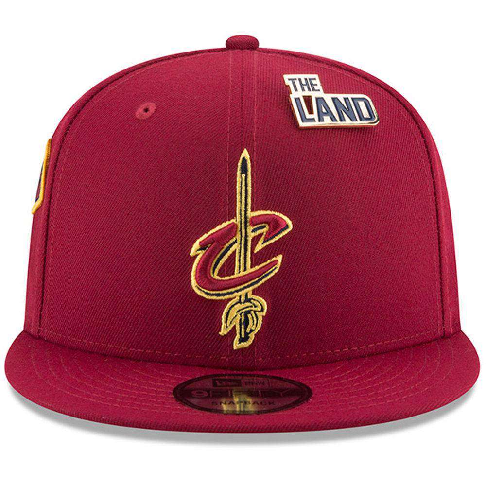 Cleveland Cavaliers New Era NBA 2018 NBA Draft 9FIFTY Snapback Hat - Wine
