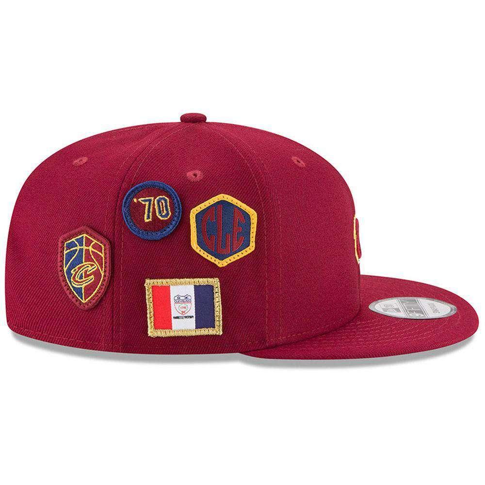 Cleveland Cavaliers New Era NBA 2018 NBA Draft 9FIFTY Snapback Hat - Wine