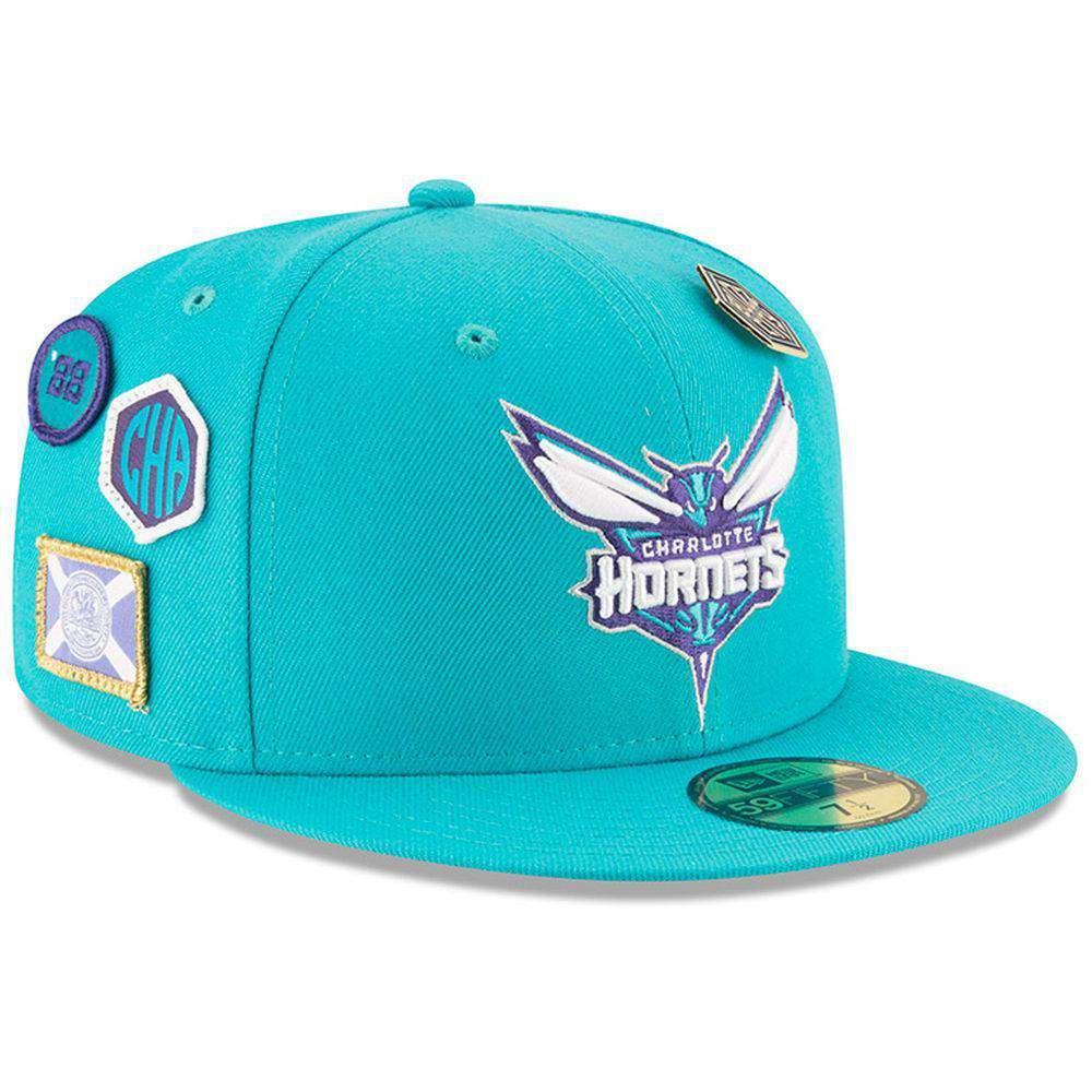 Charlotte Hornets New Era NBA 2018 NBA Draft 9FIFTY Snapback Hat - Teal