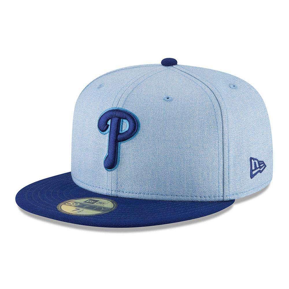 Philadelphia Phillies New Era MLB 2018 Fathers Day AC On-Field 59FIFTY Fitted Hat - Blue