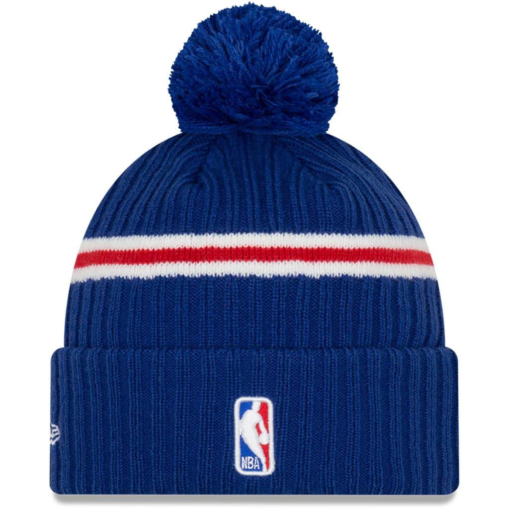 Philadelphia 76ers New Era NBA Draft Night Knit Beanie w/Pin - Blue
