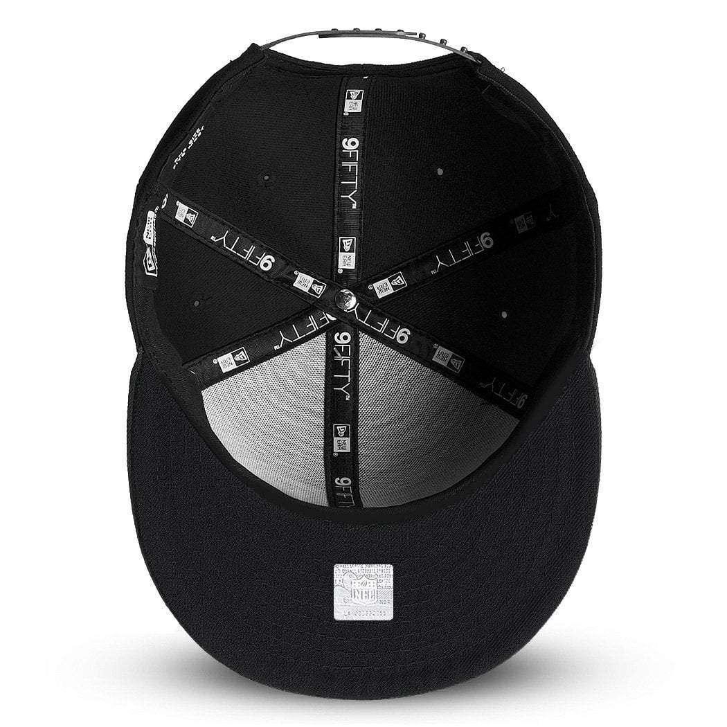 New England Patriots New Era NFL Black On Black 9FIFTY Snapback Hat