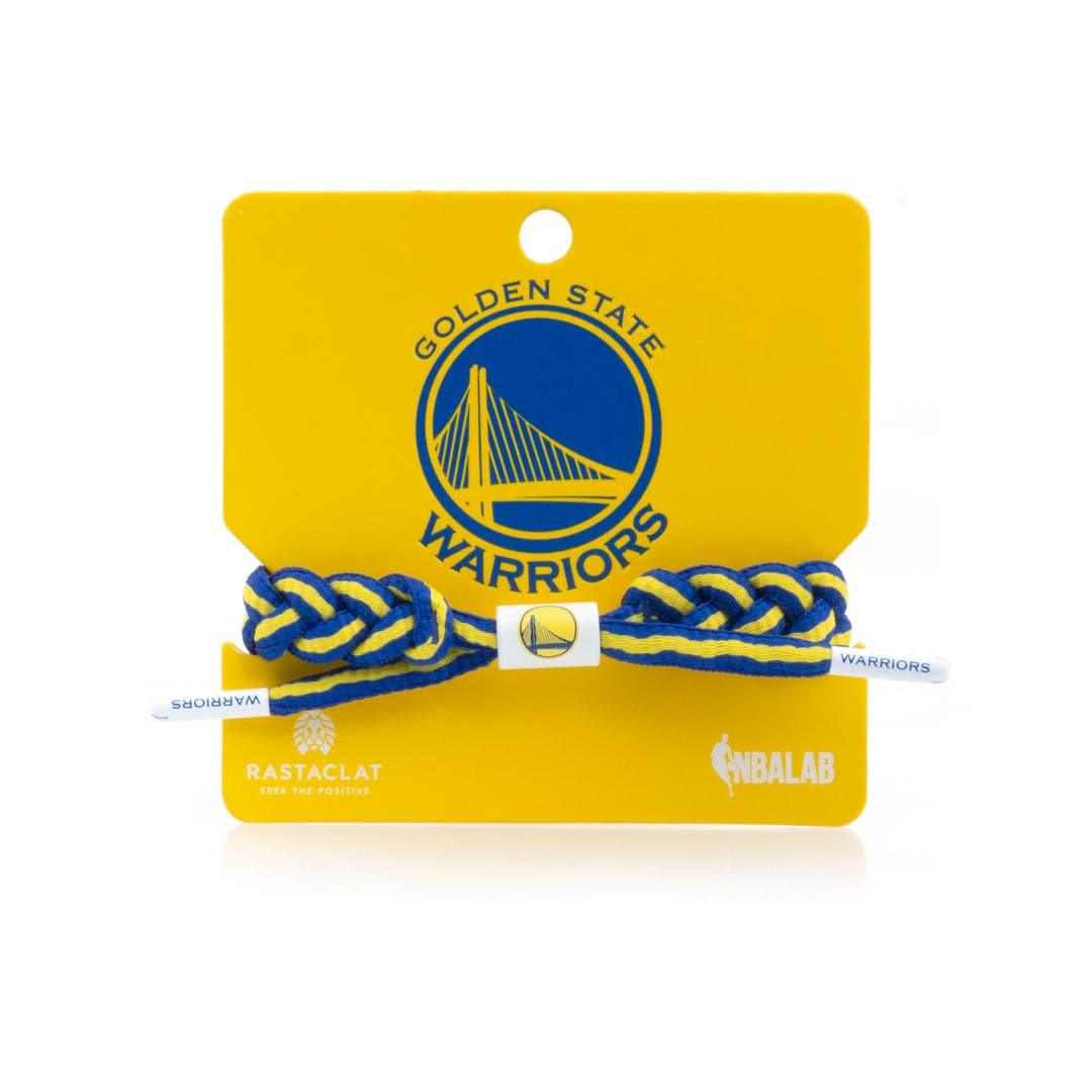 Golden State Warriors Rastaclat NBA Braided Bracelet - Blue/Yellow