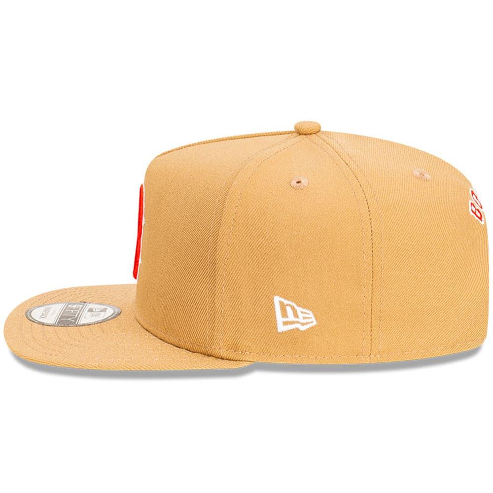 Boston Red Sox New Era MLB Team 9FIFTY A-Frame Snapback Hat - Khaki