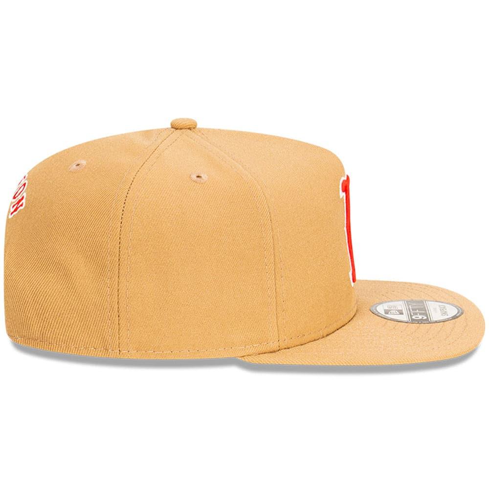 Boston Red Sox New Era MLB Team 9FIFTY A-Frame Snapback Hat - Khaki
