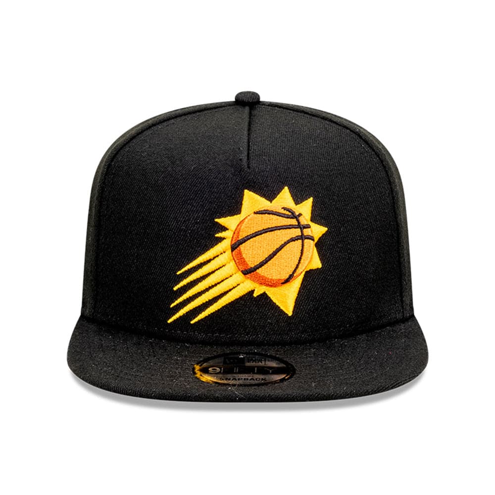 Phoenix Suns New Era NBA Team 9FIFTY A-Frame Snapback Hat - Black