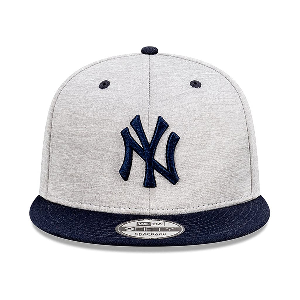 New York Yankees New Era MLB Shadow Tech 2 Tone 9FIFTY Snapback Hat - Grey/Navy