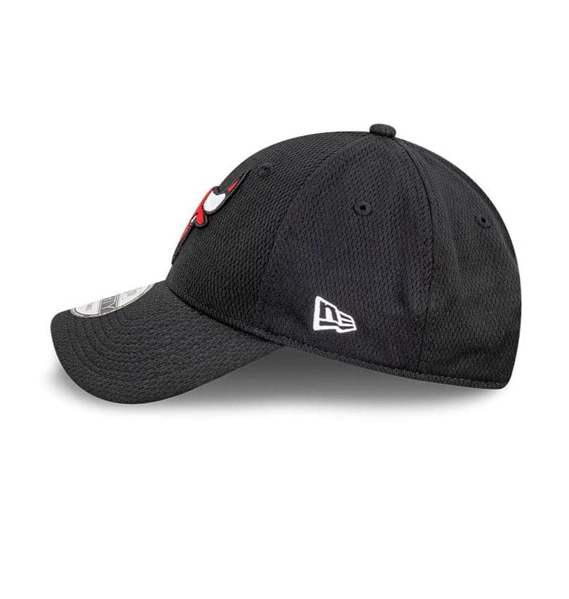 Chicago Bulls New Era NBA Alt Dash Mesh 9FORTY Snapback Hat - Black
