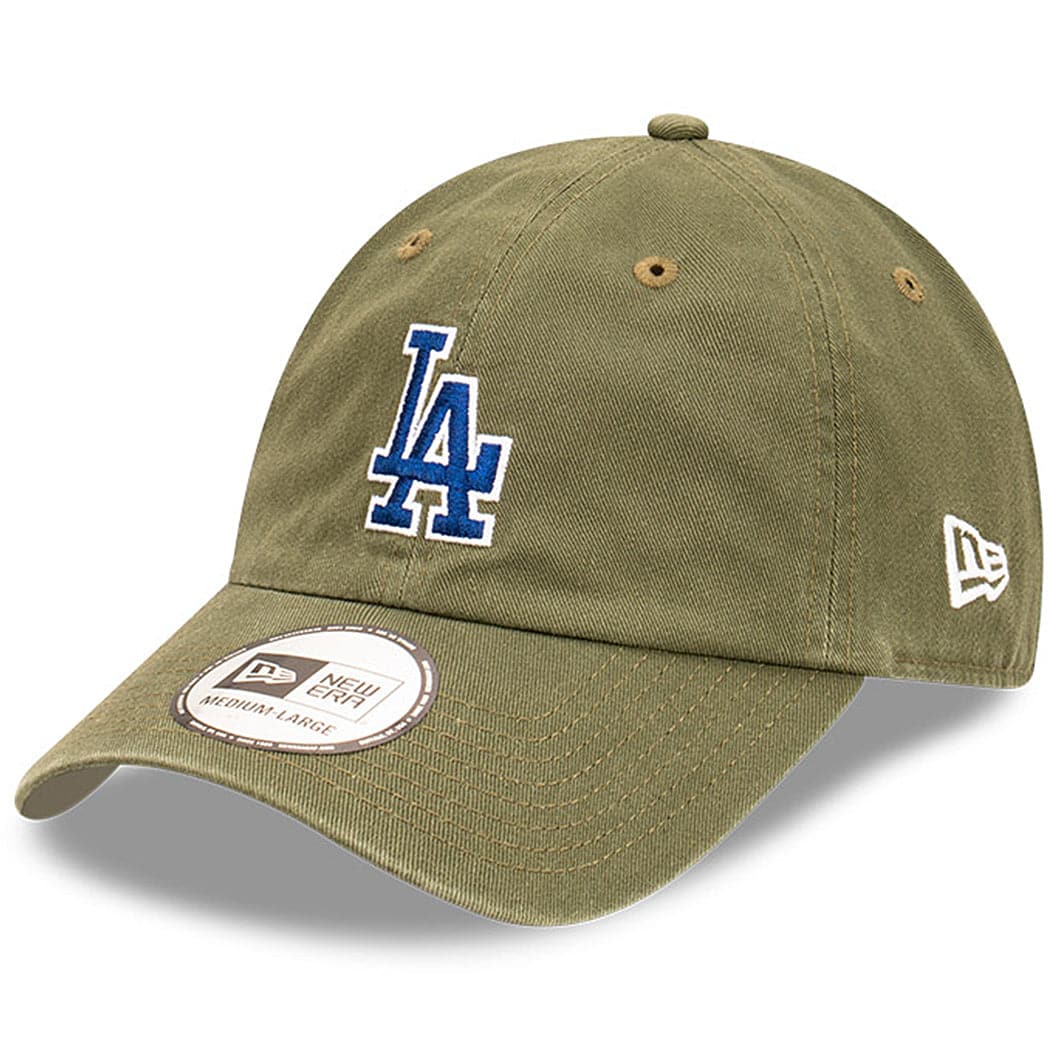 Los Angeles Dodgers New Era MLB Team Casual Classic Curved Hat - Olive
