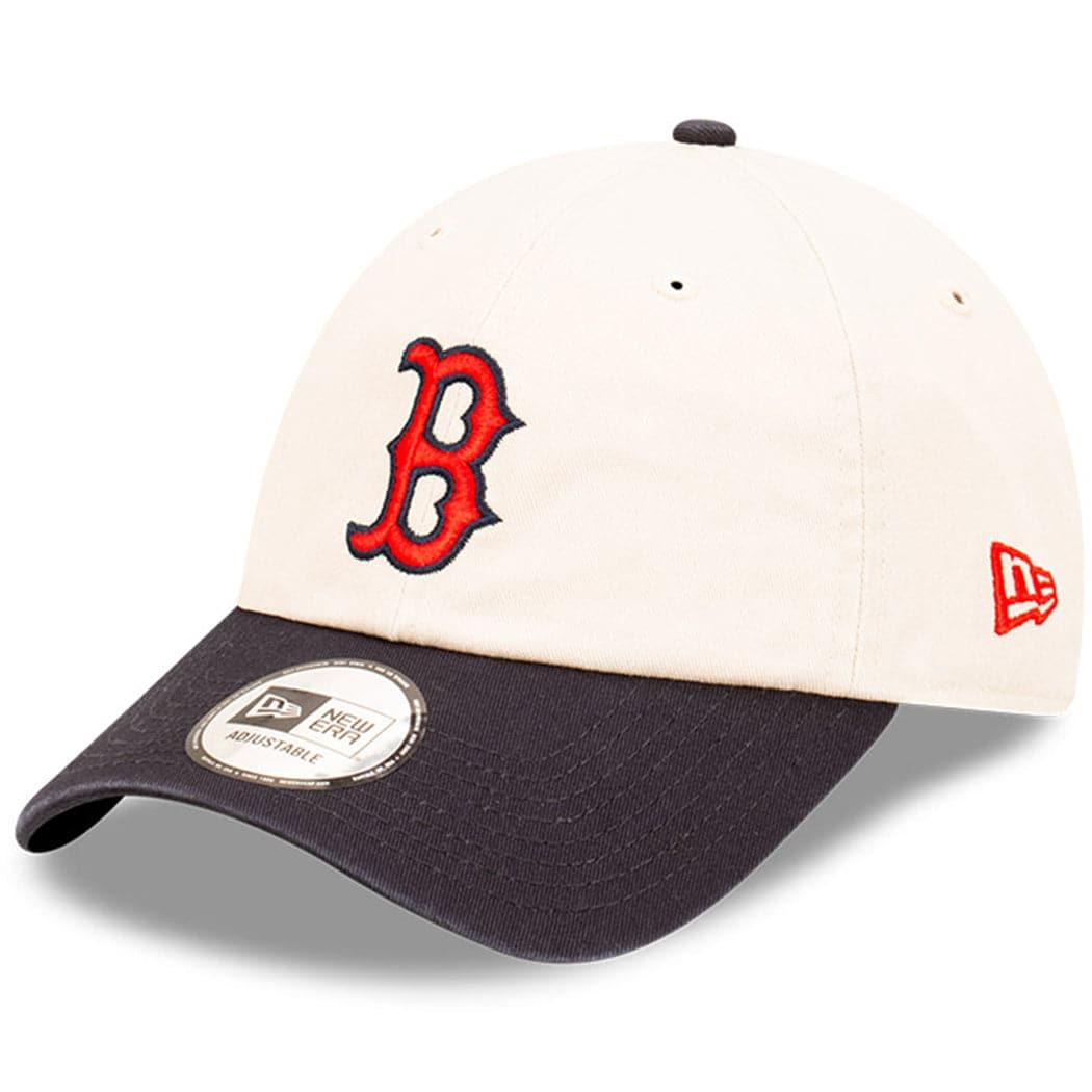 Boston Red Sox New Era MLB Team 2T Casual Classic Curved Hat - Stone