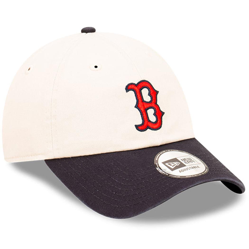 Boston Red Sox New Era MLB Team 2T Casual Classic Curved Hat - Stone