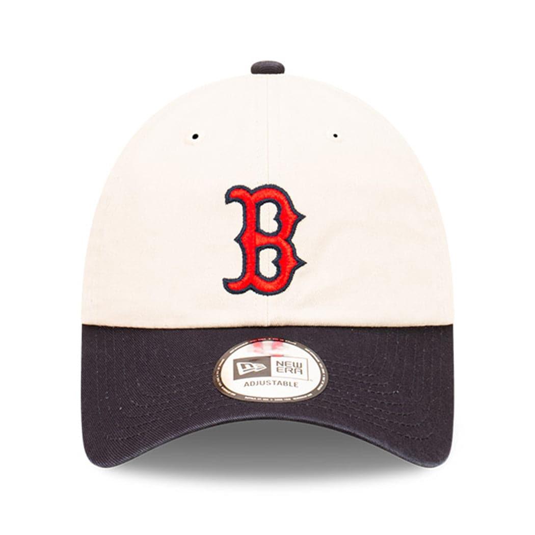 Boston Red Sox New Era MLB Team 2T Casual Classic Curved Hat - Stone