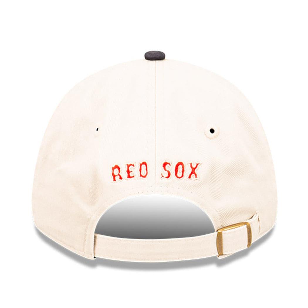 Boston Red Sox New Era MLB Team 2T Casual Classic Curved Hat - Stone