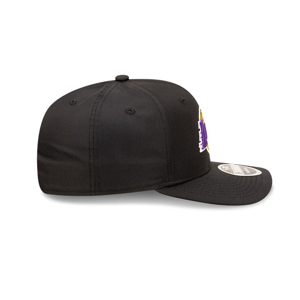 Youths Los Angeles Lakers New Era NBA Team Prolite 9FIFTY Pre-Curved Snapback Hat - Black