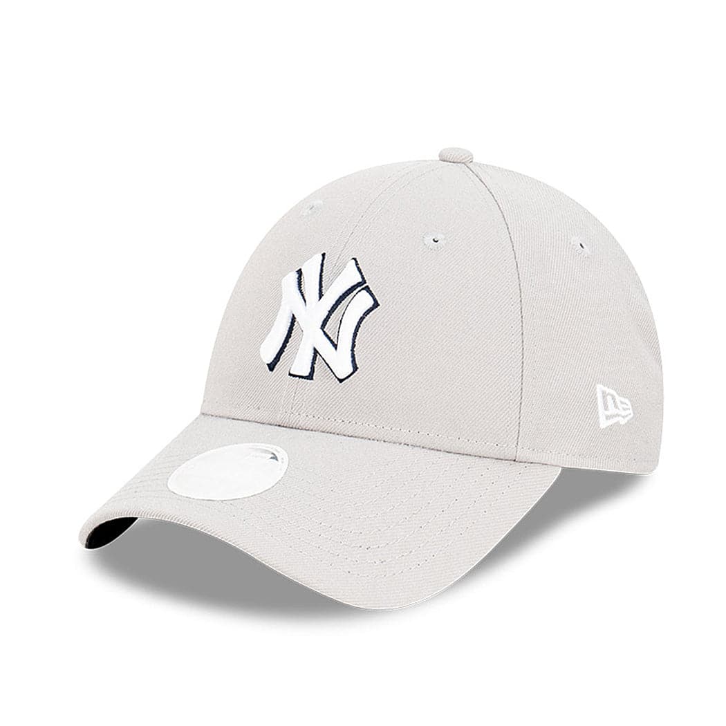 Womens New York Yankees New Era MLB Grey Pop 9FORTY Hat - Grey