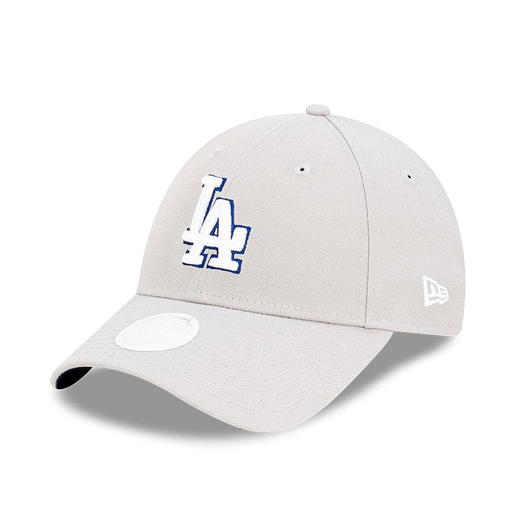 Womens Los Angeles Dodgers New Era MLB Grey Pop 9FORTY Hat - Grey