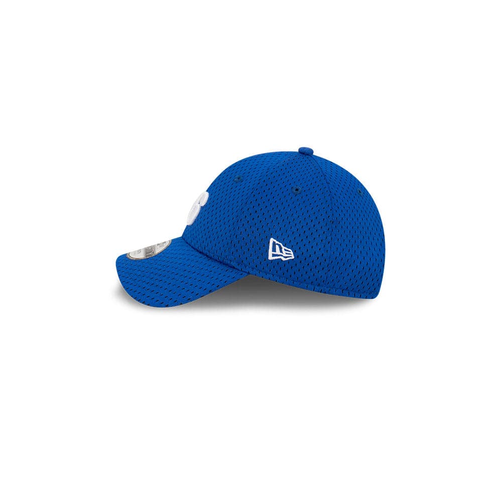 Youths Philadelphia 76ers New Era NBA Name Sidepatch Mesh 9FORTY Snapback Hat - Blue