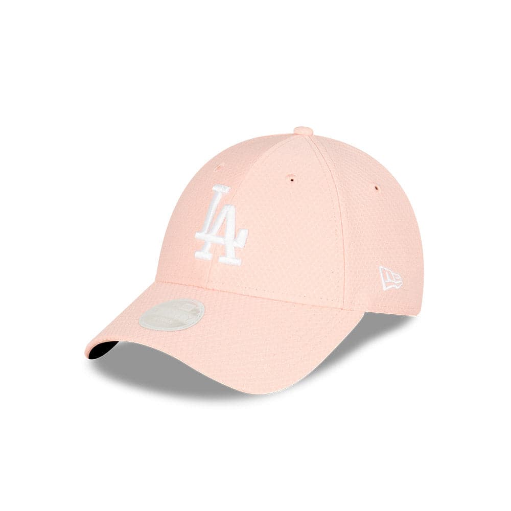 Womens Los Angeles Dodgers New Era MLB Hex Performance 9FORTY Hat - Pink