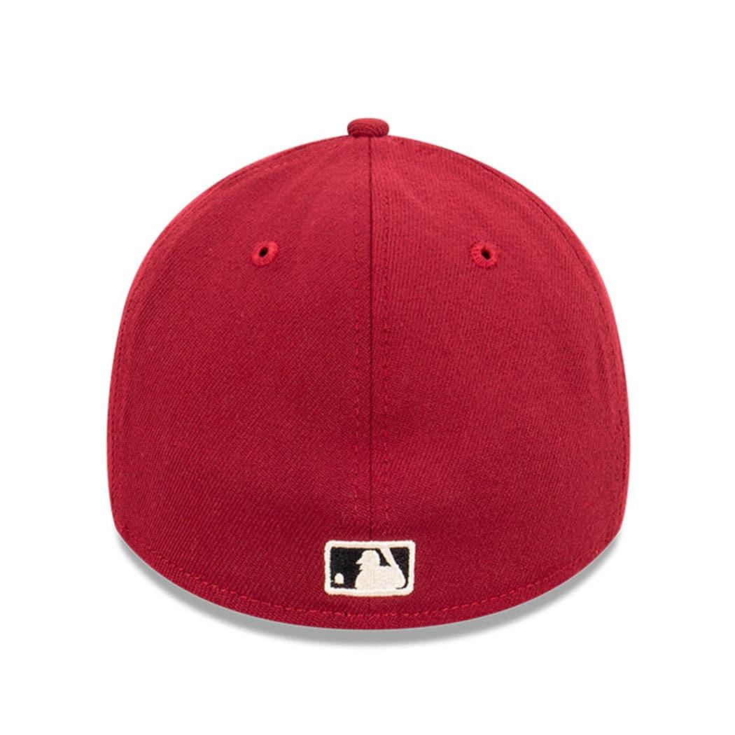 Los Angeles Dodgers New Era MLB Stone Team 39THIRTY Stretch Fit Hat - Cardinal