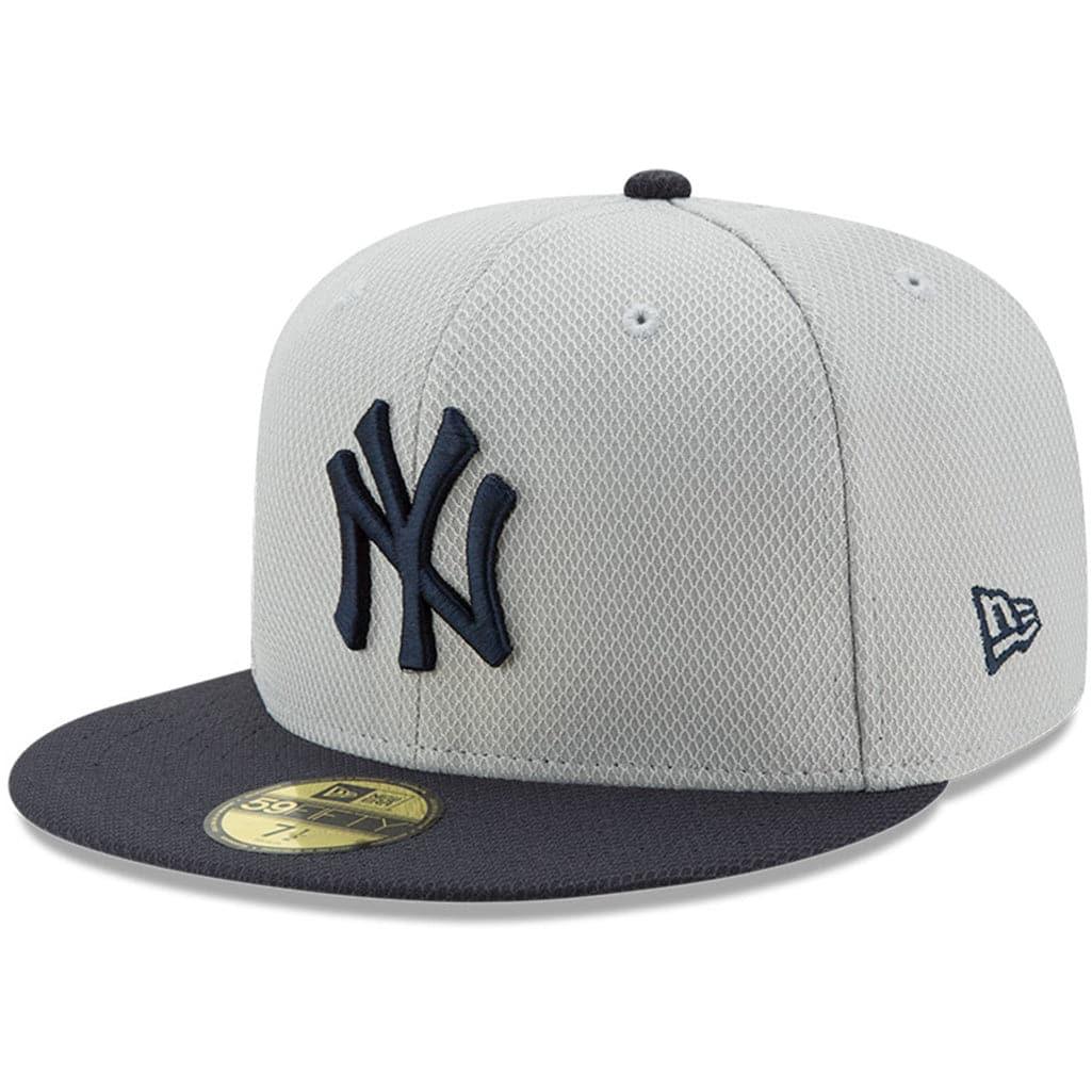 New York Yankees New Era MLB Alt Diamond Era Performance 59FIFTY Fitted Hat - Grey